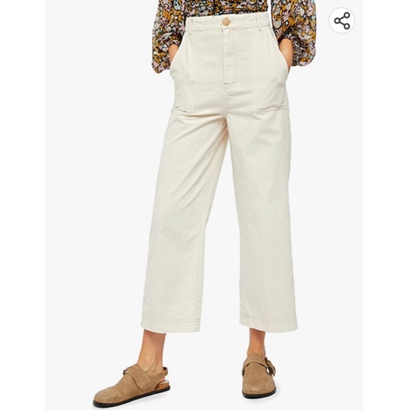 Free People Sunday Skies High Waist Wide Leg Pants - Picture 1 of 13
